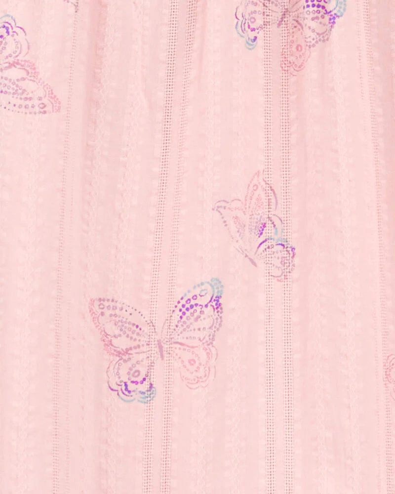 Oshkosh Butterfly Print Tiered Sundress