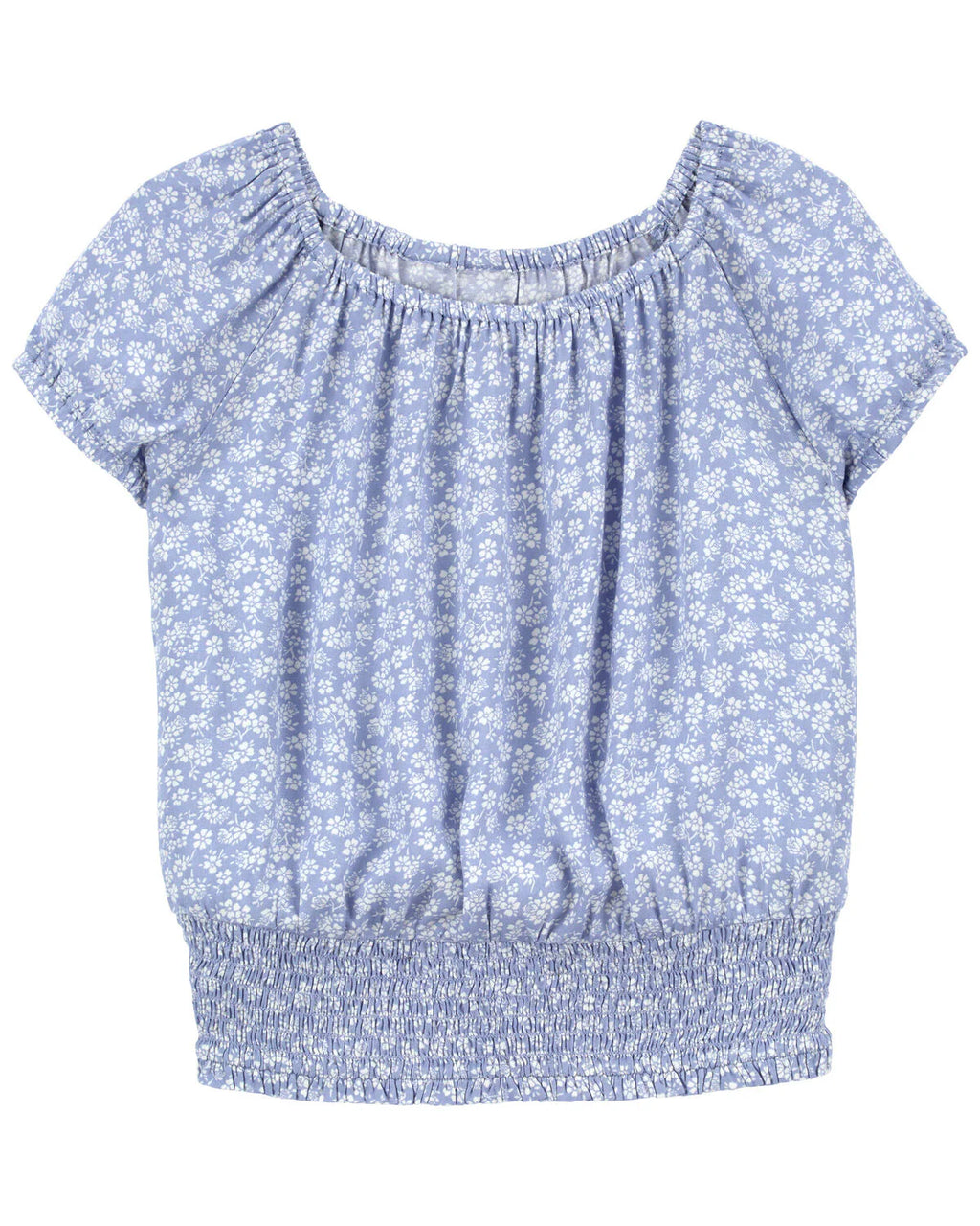 Oshkosh Kid LENZING™ ECOVERO™ Floral Print Smocked Top with Skort