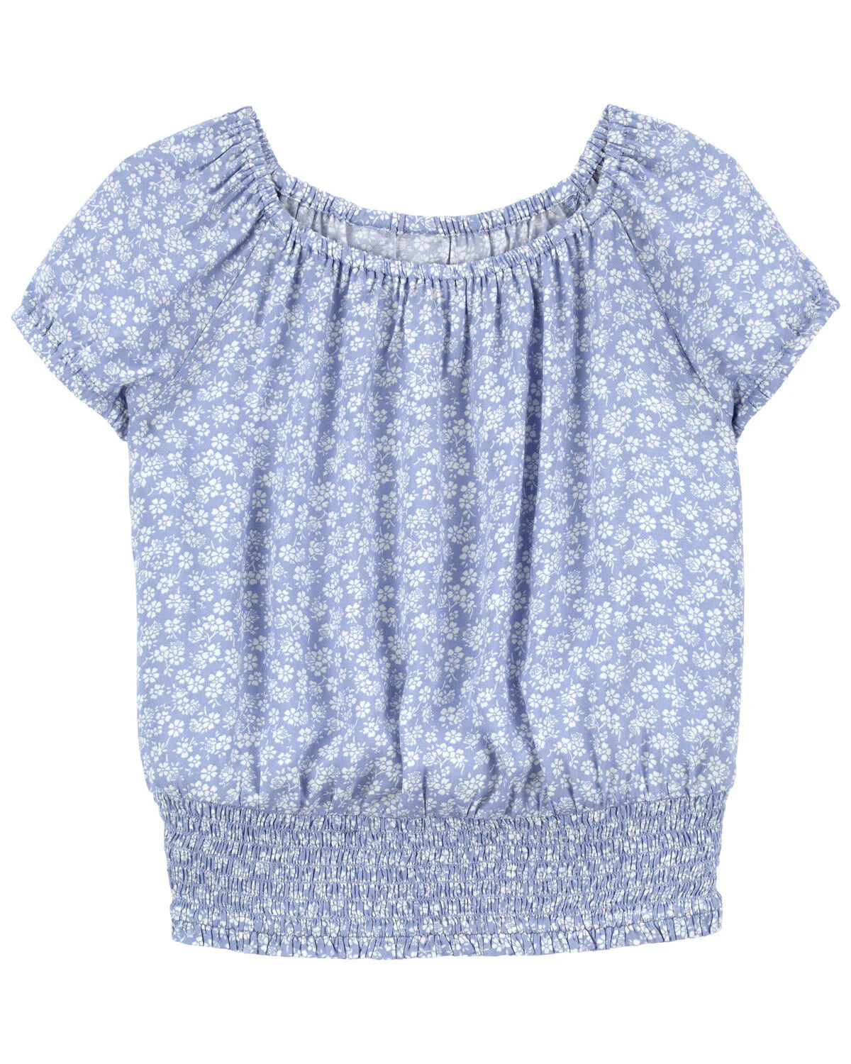 Oshkosh Kid LENZING™ ECOVERO™ Floral Print Smocked Top with Skort