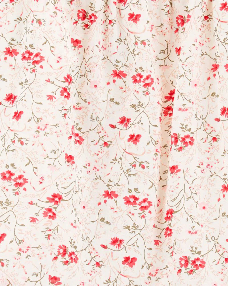 Oshkosh Floral Print Flutter Dress