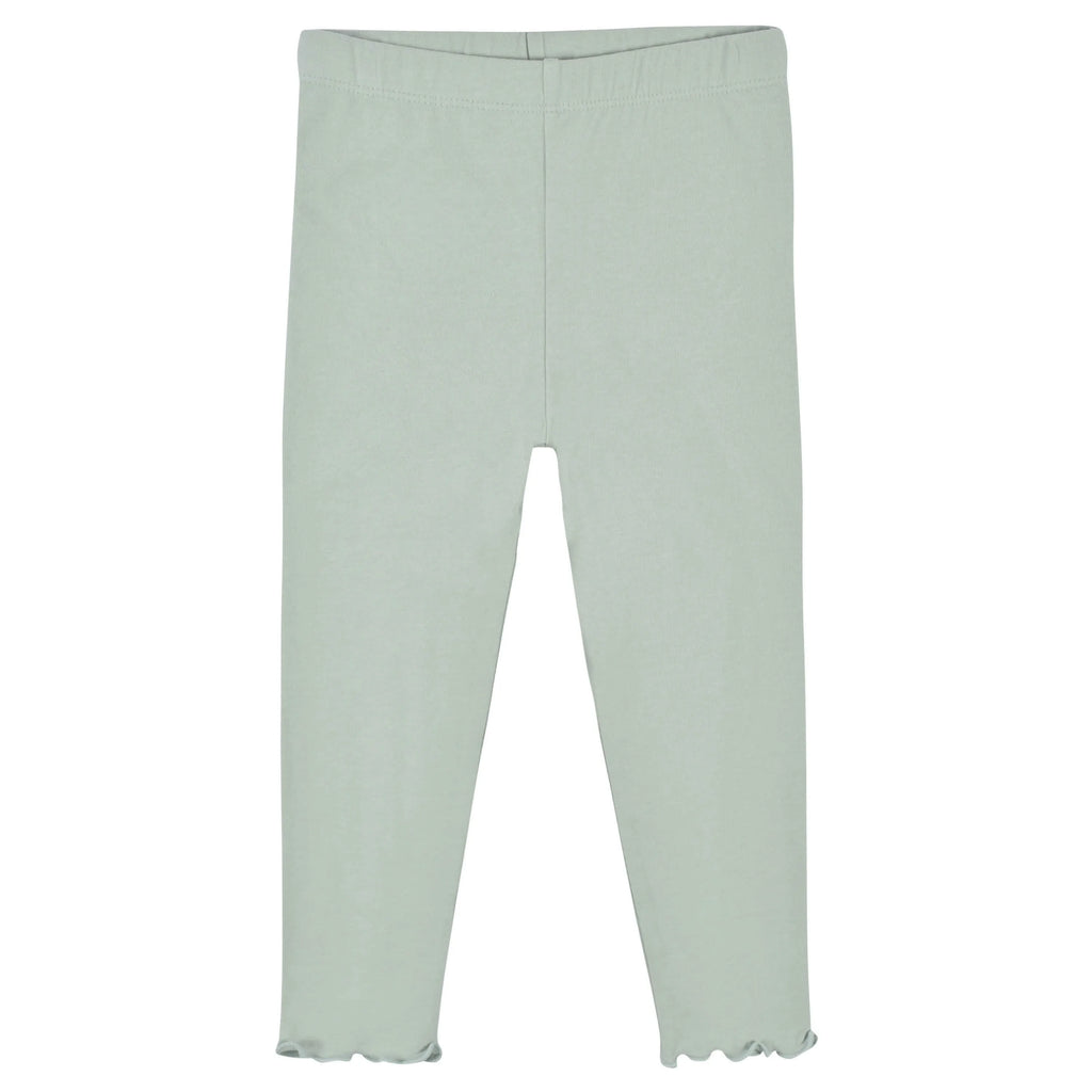 3-Pack Infant & Toddler Girls Mint Floral Leggings hi