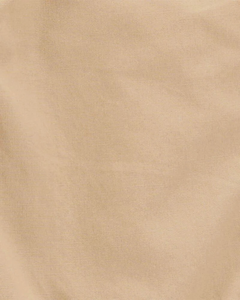 Oshkosh Lightweight Canvas Overalls with Plaid Button-Front Shirt