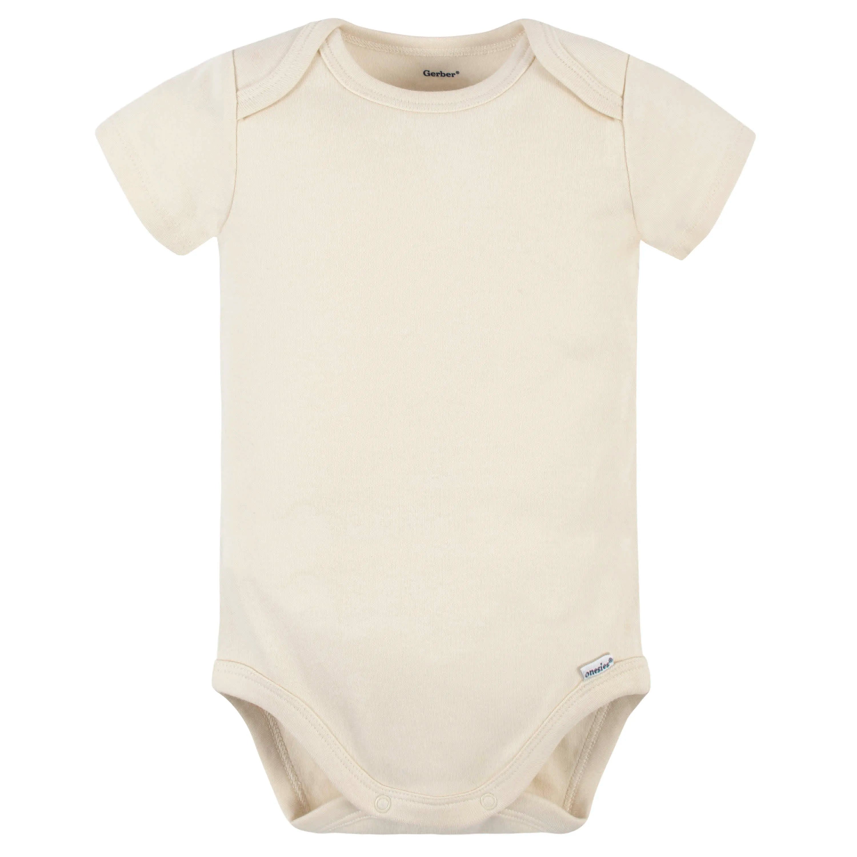 5-Pack Baby Natural Premium Short Sleeve Onesies Bodysuits