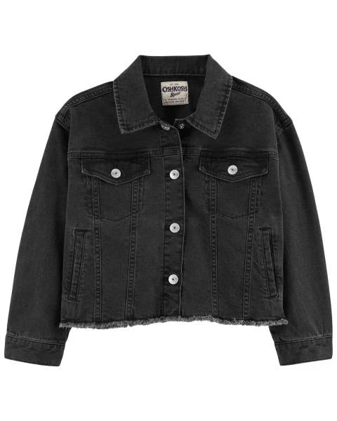 The Favourite: Frayed Hem Denim Jacket