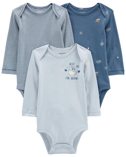 Carter's Baby 3-Pack Long-Sleeve Original Bodysuits
