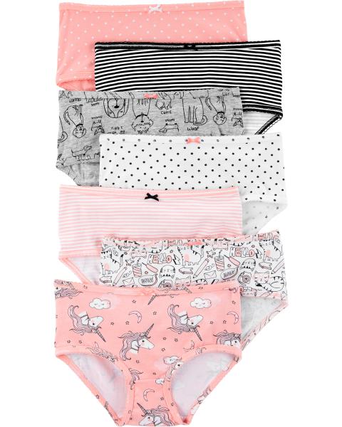 Carter's 7-Pack Unicorn Print Stretch Cotton Underwear
