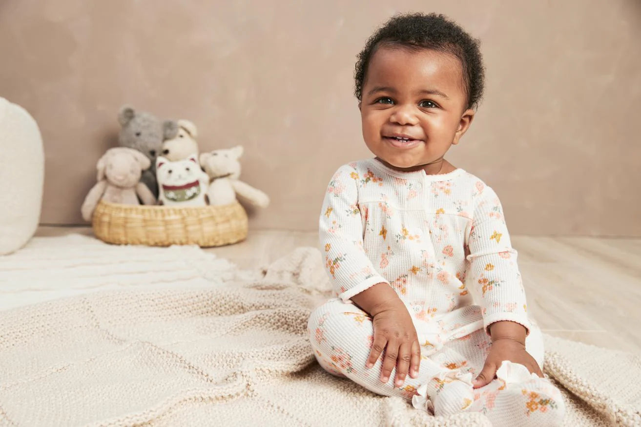 Carter's Floral Snap-Up Cotton Sleep & Play