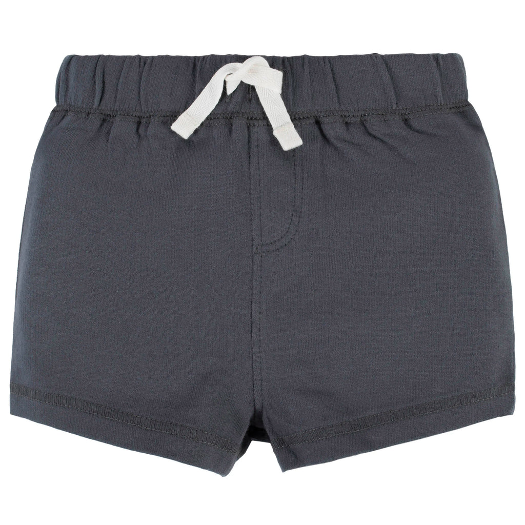 4-Piece Baby Boys Dino Blues Onesies Bodysuit, Tee, Shorts & Pant Set