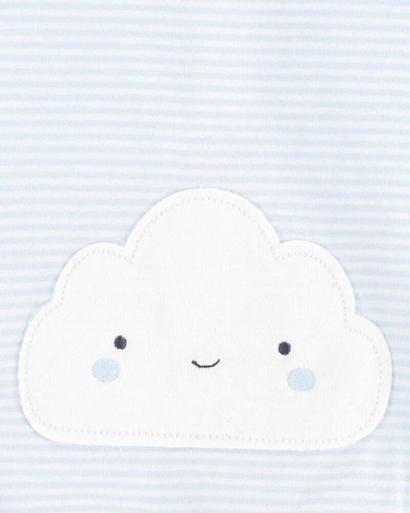 Carter's Striped Snap-Up Romper