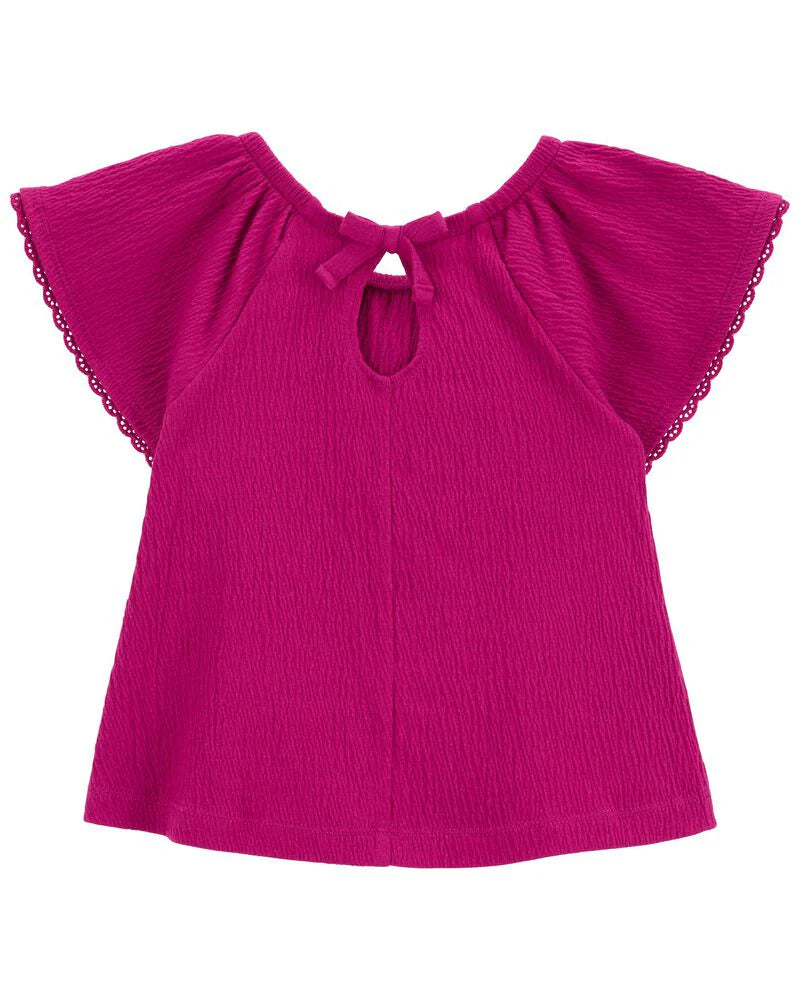 Carter's Toddler Crinkle Jersey Top