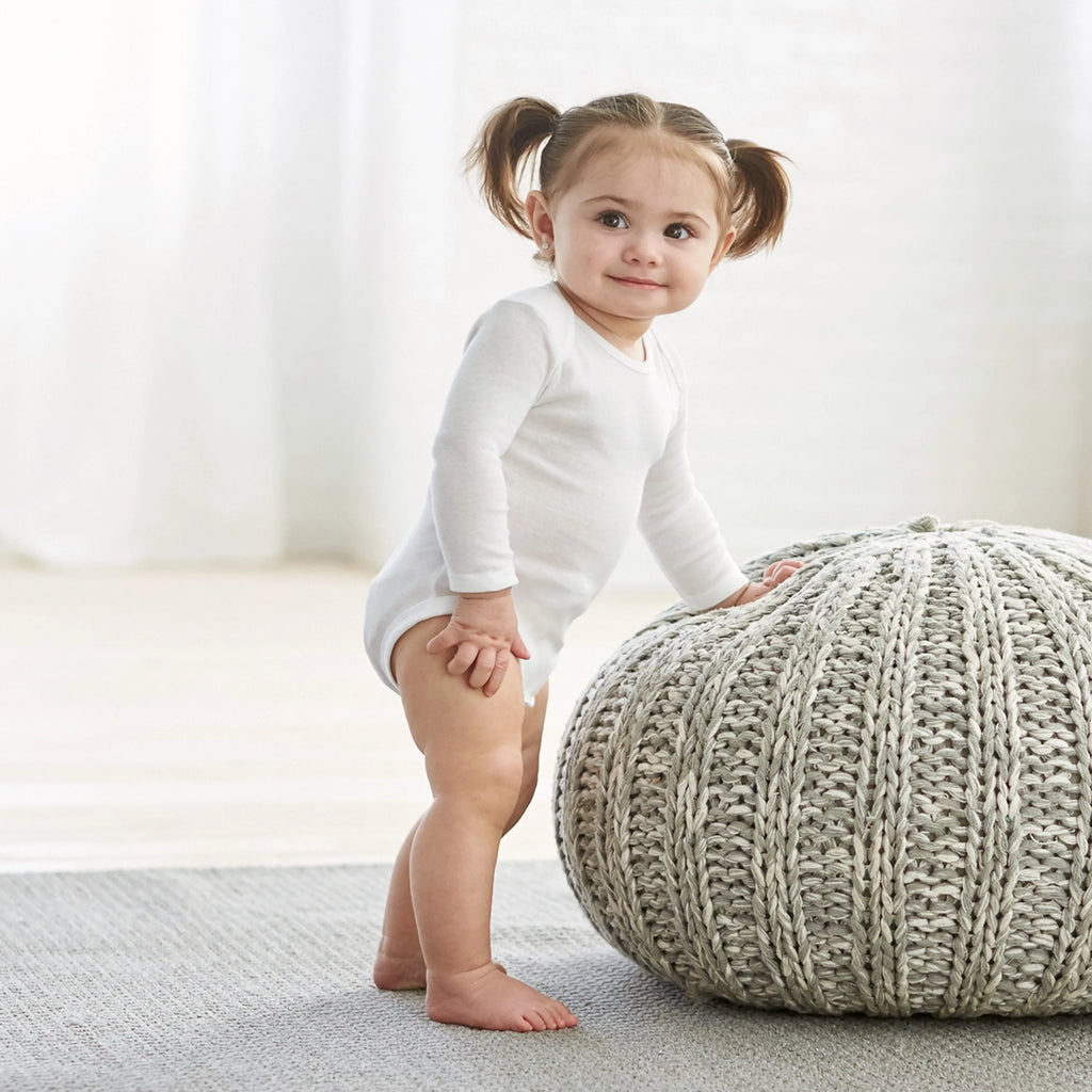 6-Pack Mitten Cuff Baby Onesies Bodysuits