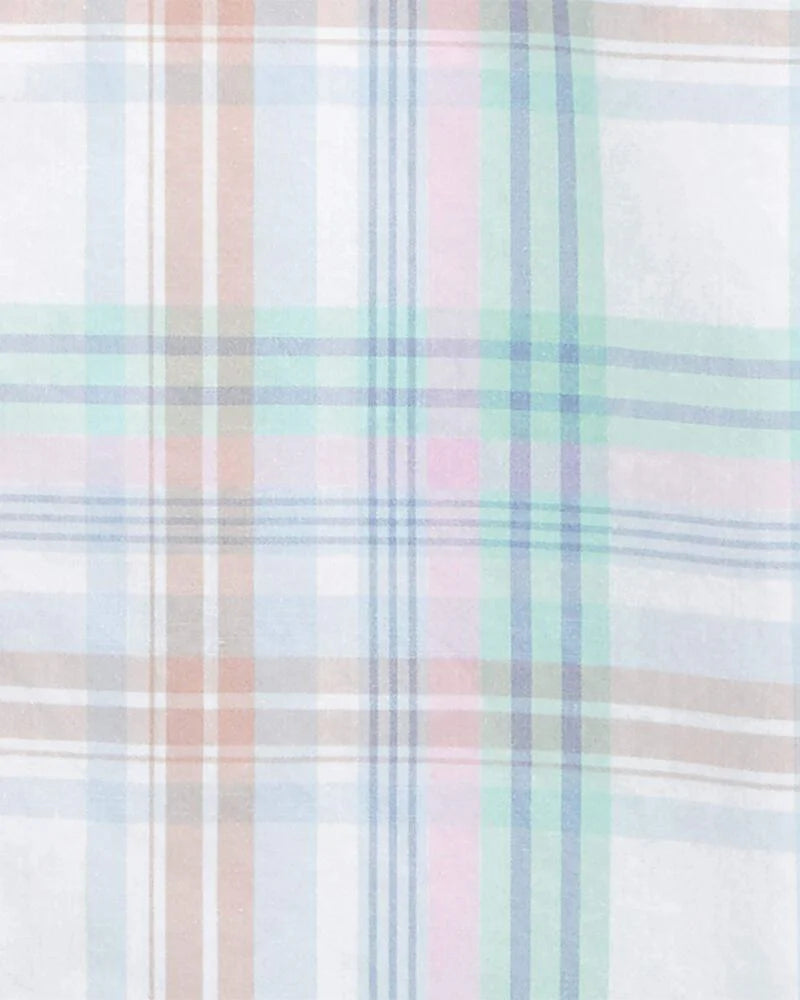 Oshkosh Plaid Button-Front Shirt