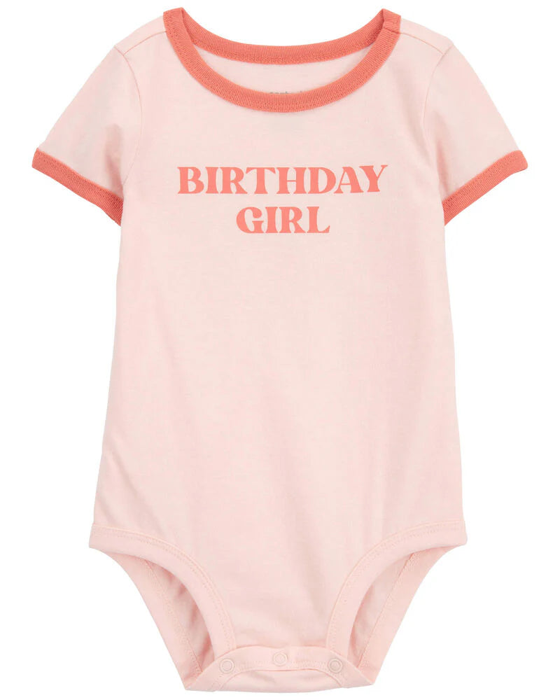 Carter's Birthday Girl Cotton Bodysuit