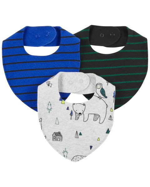 Carter's 3-Pack Bandana Bibs