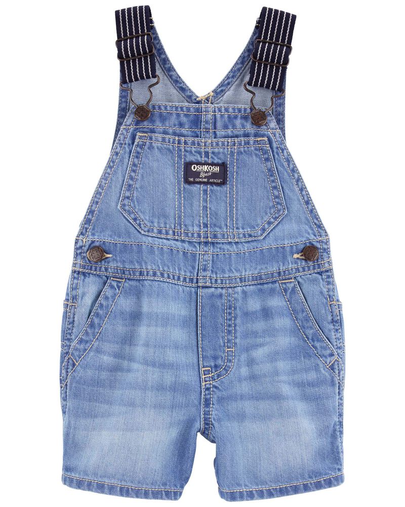 Oshkosh Denim Shortalls: Hickory Stripe Strap Remix