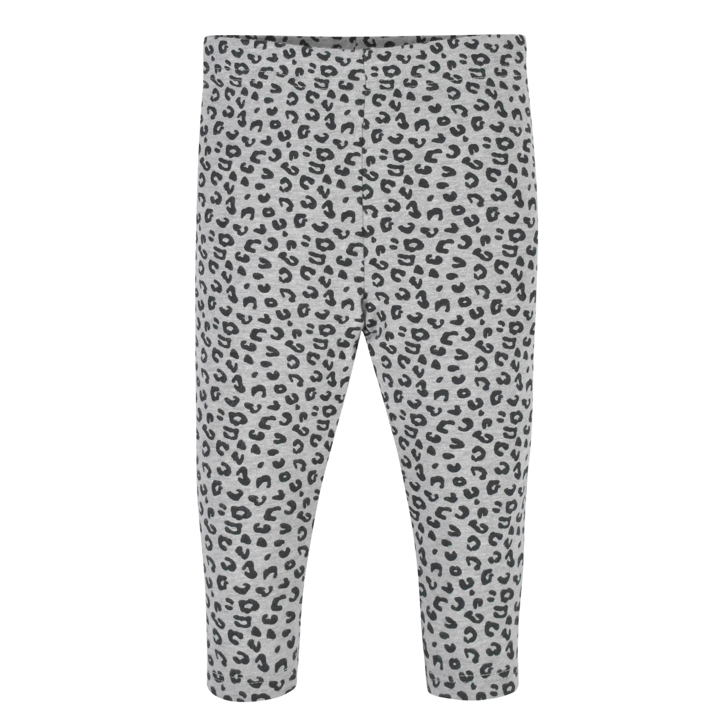 3-Pack Baby & Toddler Girls Cheetah Premium Leggings