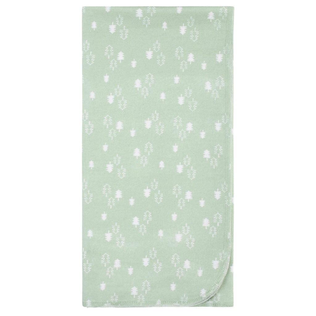 5-Pack Baby Boys Woodland Flannel Receiving Blankets