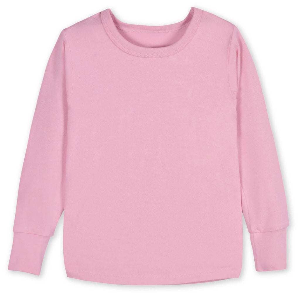 2-Piece Infant & Toddler Pink Lemonade Buttery Soft Viscose Made from Eucalyptus Snug Fit Pajamas