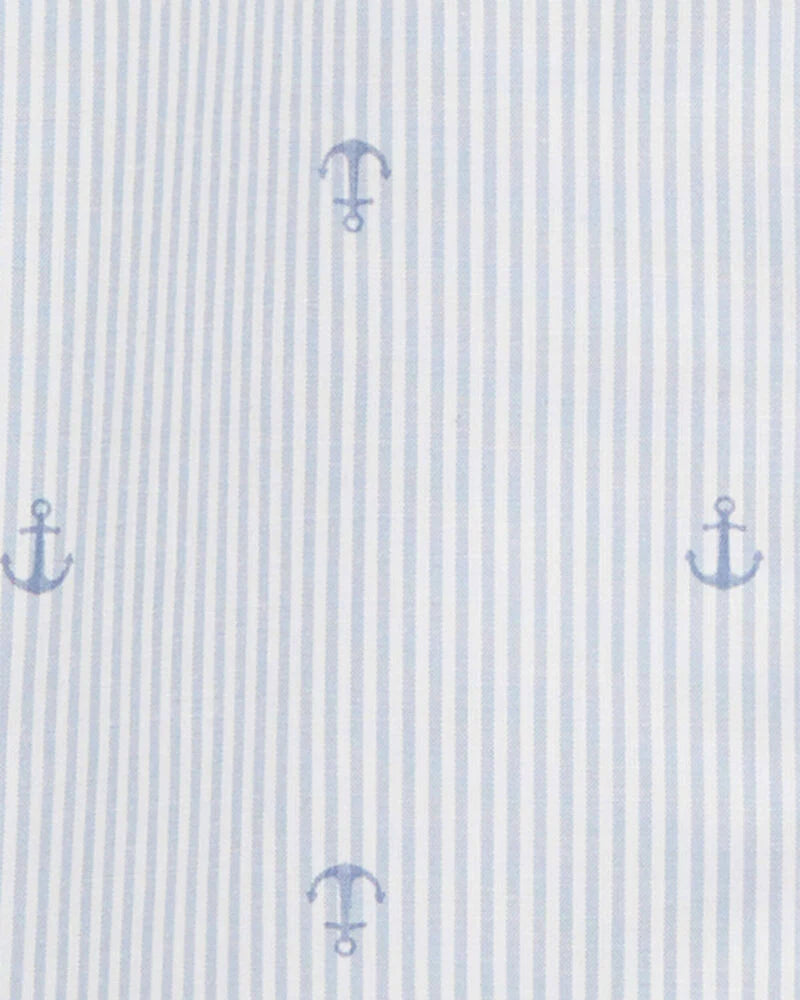 Oshkosh Anchor Print Button-Front Shirt