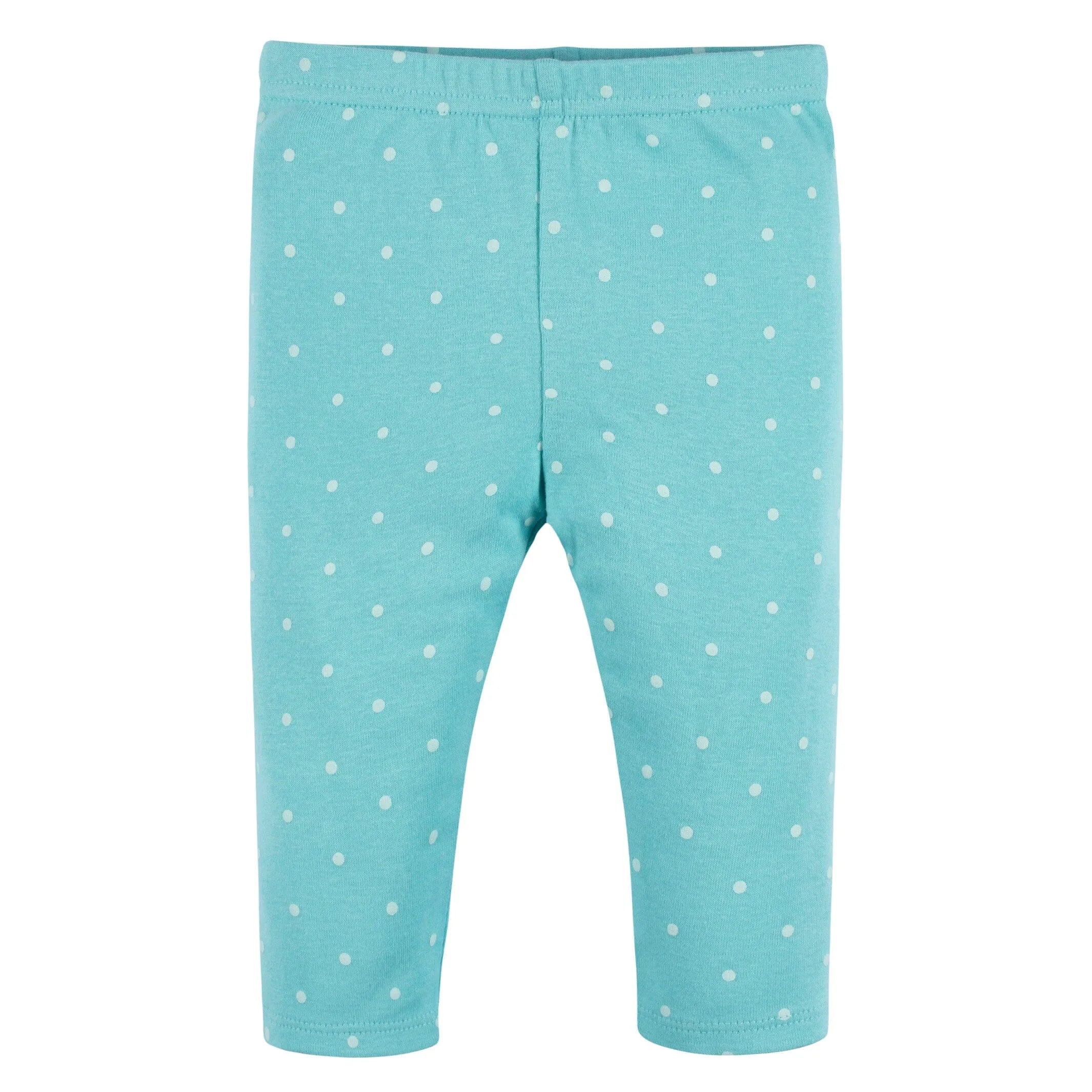 4-Piece Baby Girls Bee Petals Onesies Bodysuit, Tee, Skort & Pant Set