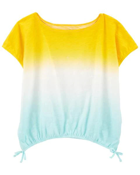Carter's Kid Ombré Cotton Tee with 2-Pack Bike Shorts
