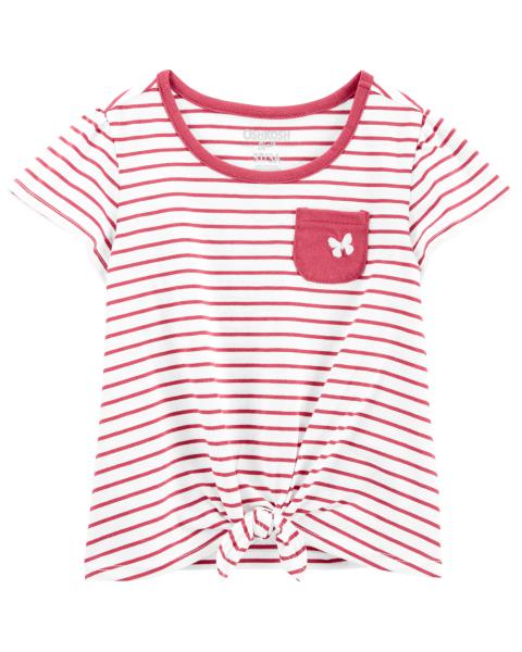 Oshkosh Butterfly Pocket Tie-Front Top