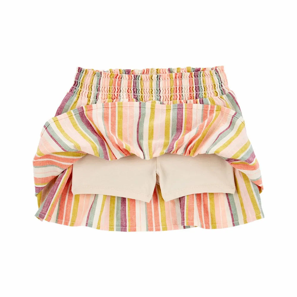 Carter's Stripe Top with Pull-on Skirt