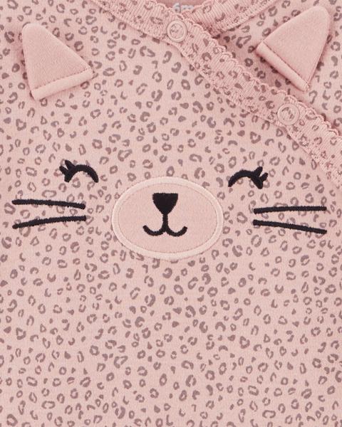 Carter's Cat Side-Snap Sleep and Play