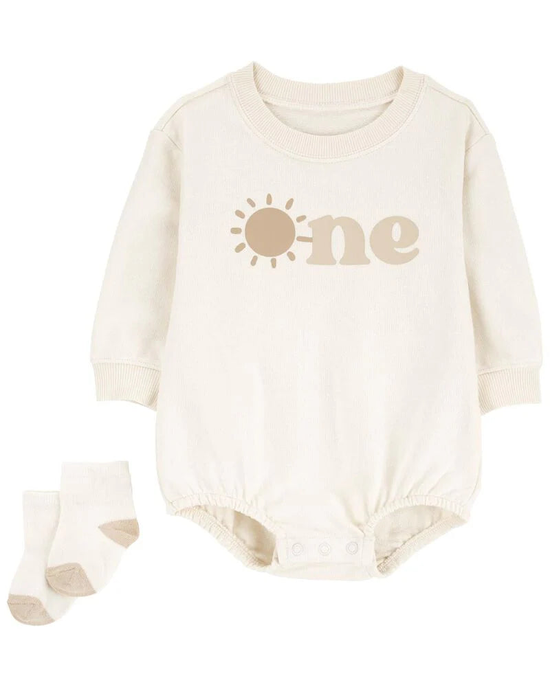 Carter's 2-Piece One Bodysuit & Socks Set