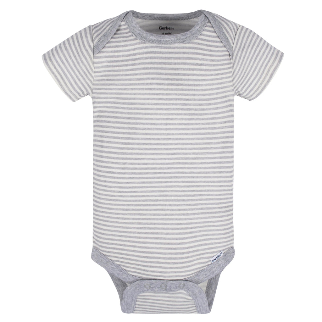 8-Pack Baby Neutral Happy Veggies Onesies Bodysuits