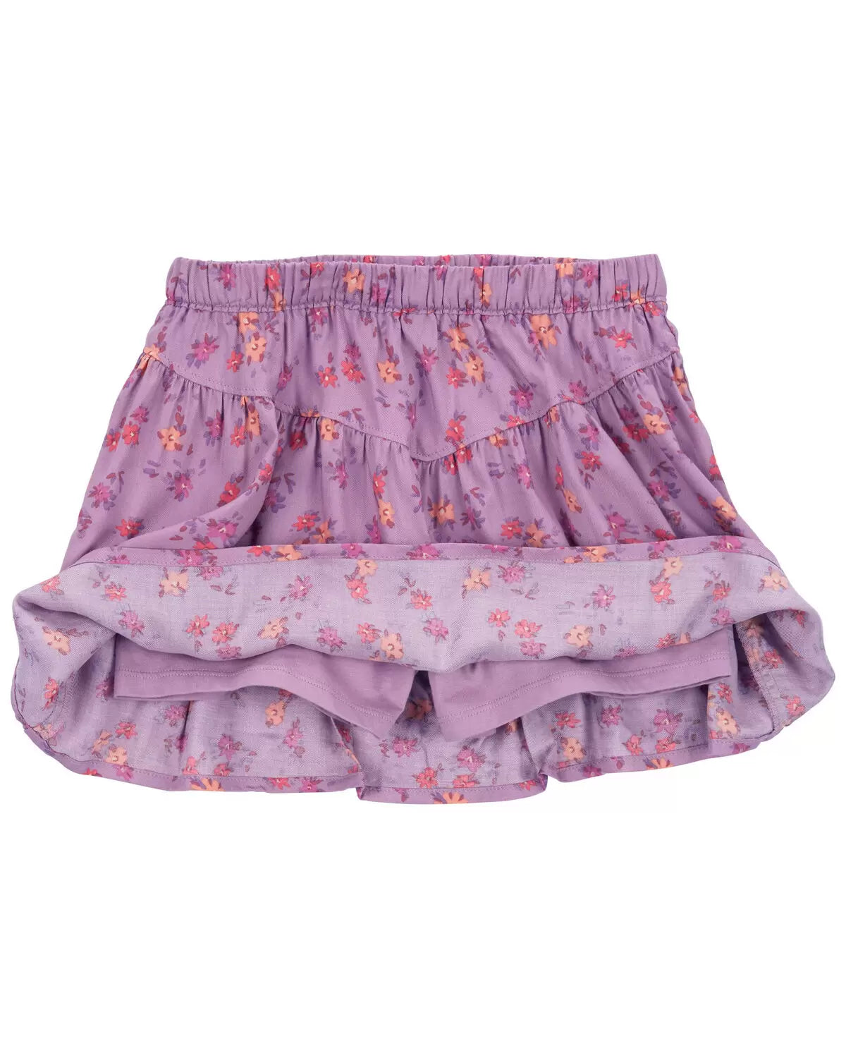 Oshkosh Kid LENZING™ ECOVERO™ Floral Print Smocked Top with Skort