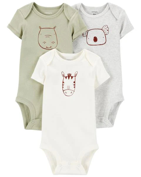 Carter's Baby 3-Pack Short-Sleeve Original Bodysuits