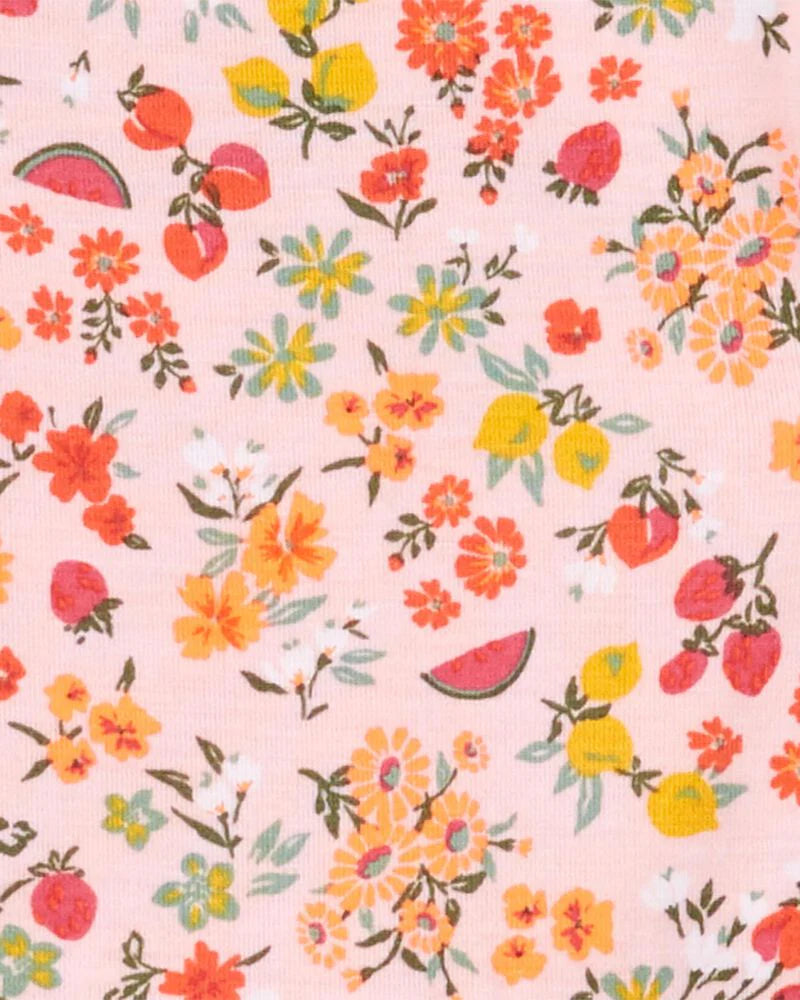 Carter's Baby 1-Piece Floral LENZING™ ECOVERO™ Footie PJs