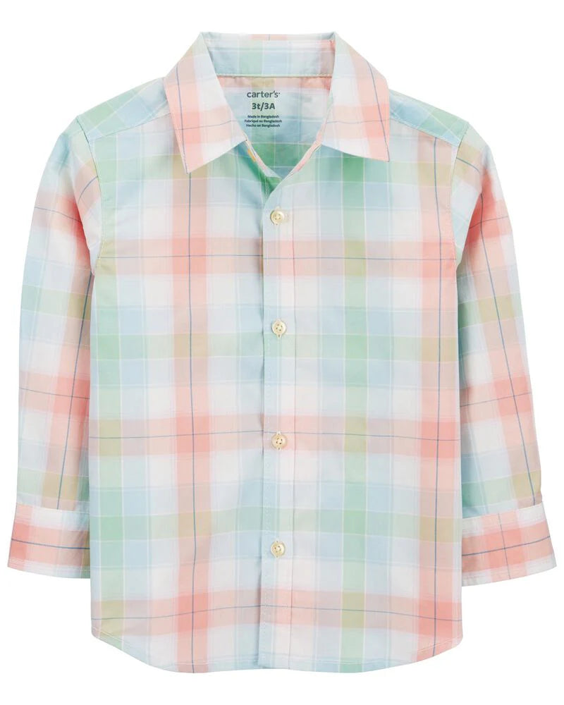 Carter's Plaid Button-Down Shirt