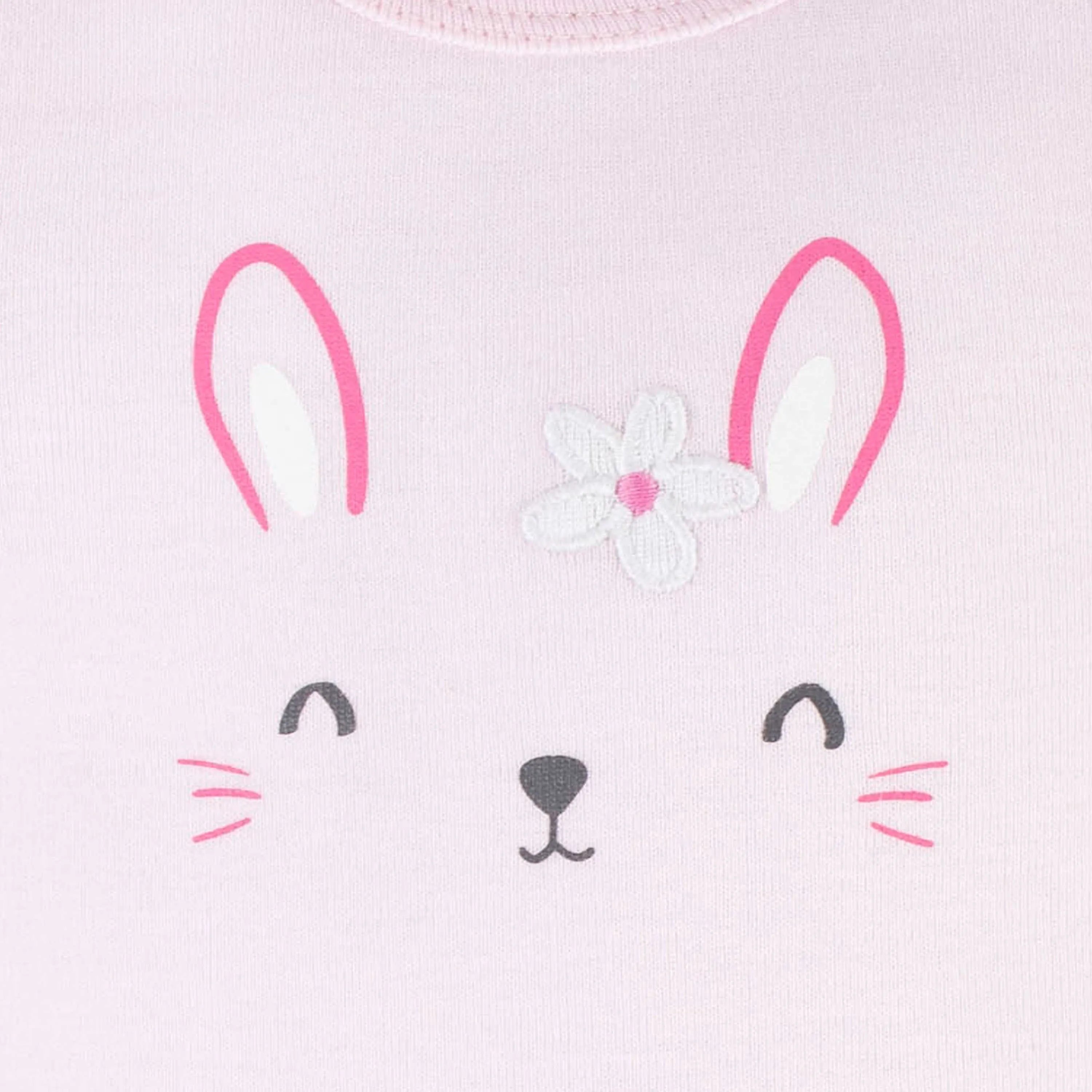 3-Piece Baby Girls Summer Blossom Short Sleeve Onesies Bodysuits & Pants Set