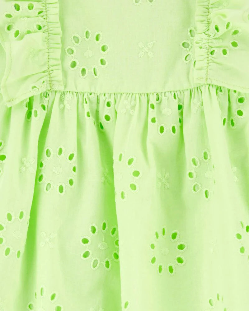 Carter's Eyelet Flutter Dress
