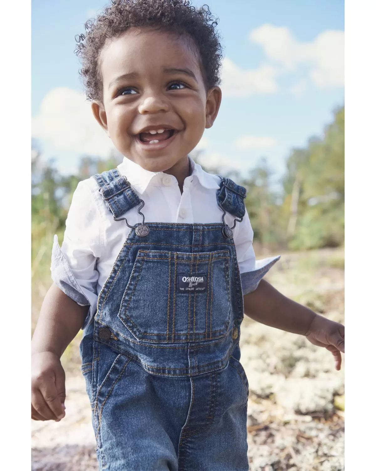 Oshkosh Baby Stretch Denim Classic Overalls