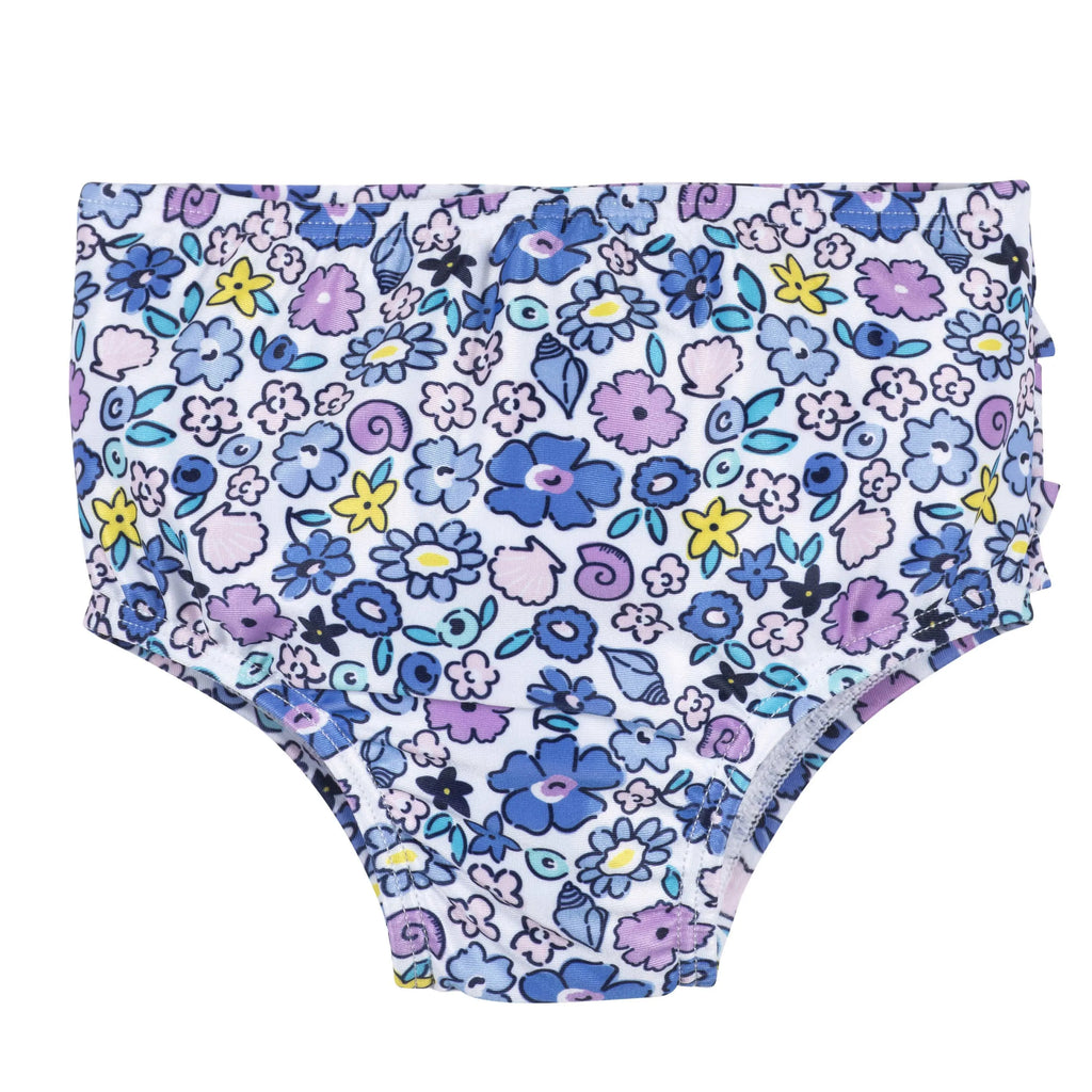 2-Piece Baby & Toddler Girls Vacation Vibes Rash Guard & Swim Bottoms Set