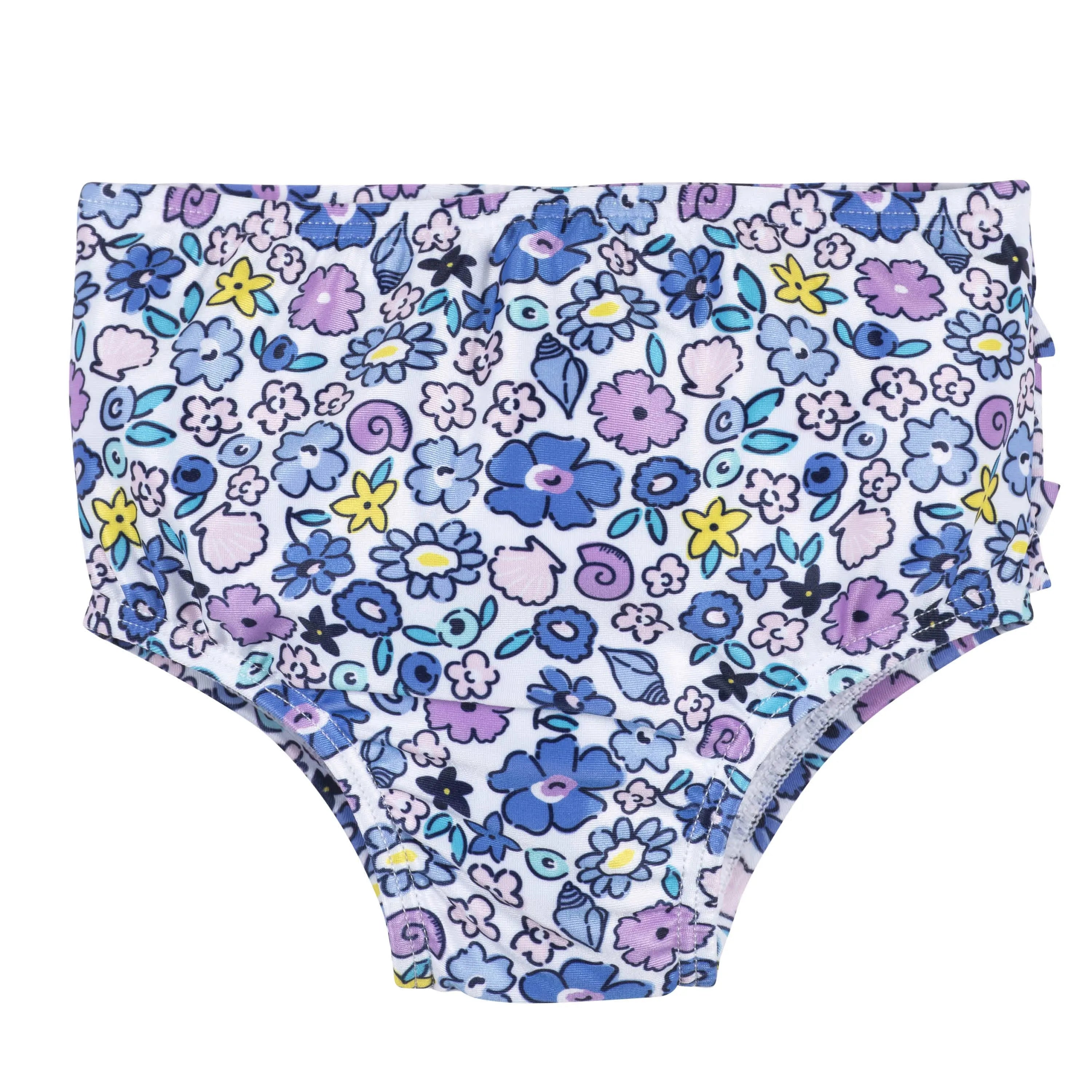 2-Piece Baby & Toddler Girls Vacation Vibes Rash Guard & Swim Bottoms Set