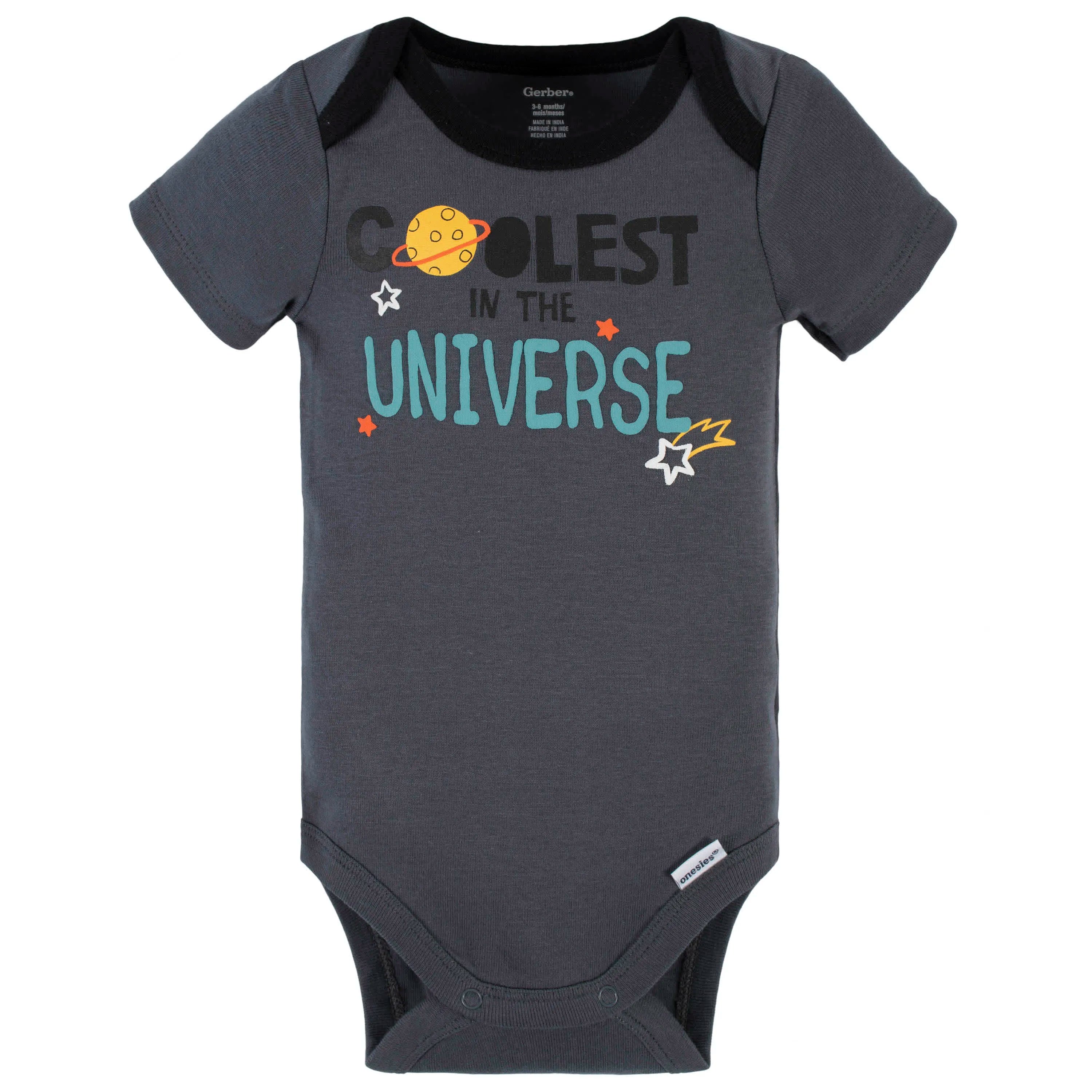 4-Piece Baby Boys Blast Off Onesies Bodysuit, Tee, Shorts & Pant Set