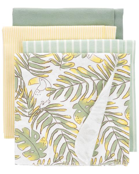 Carter's 3-Pack Sage Swaddle Blanket Set