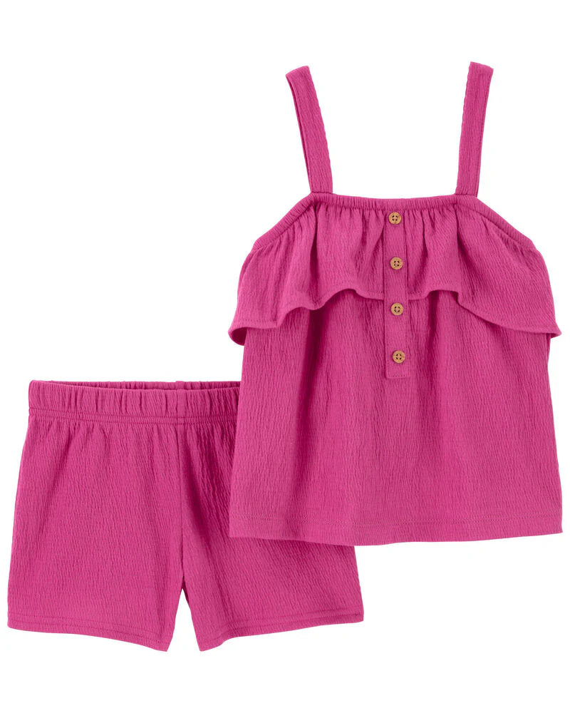 Carter's Baby 2-Piece Crinkle Jersey Outfit Set