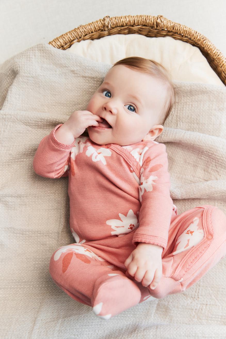 Carter's Baby 2-Piece Floral Sleep & Play And Cap Set