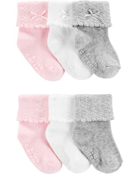 Carter's Baby 6-Pack Crew Booties