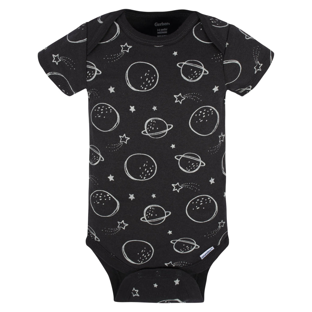 8-Pack Baby Boys Space Explorer Onesies Bodysuits