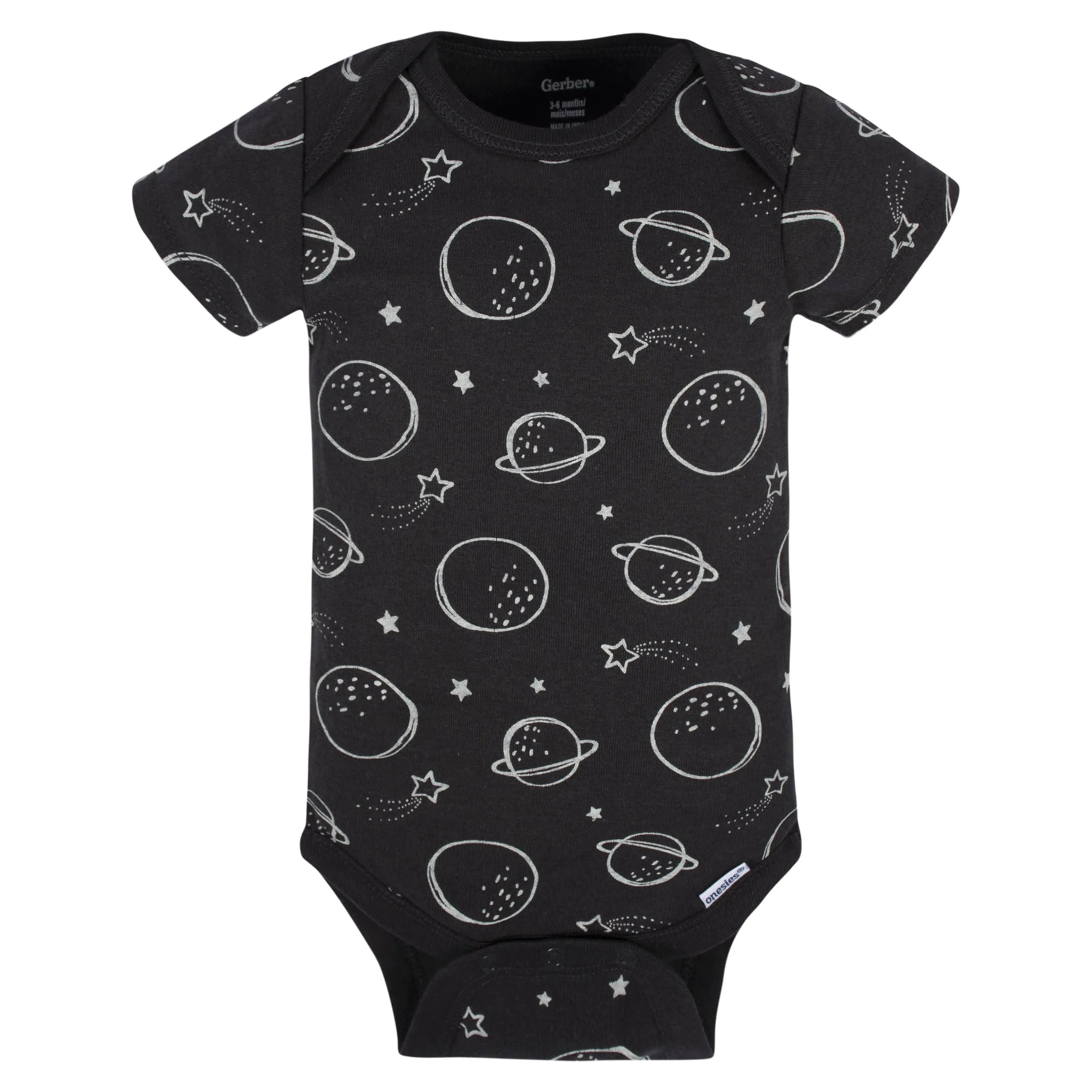 8-Pack Baby Boys Space Explorer Onesies Bodysuits
