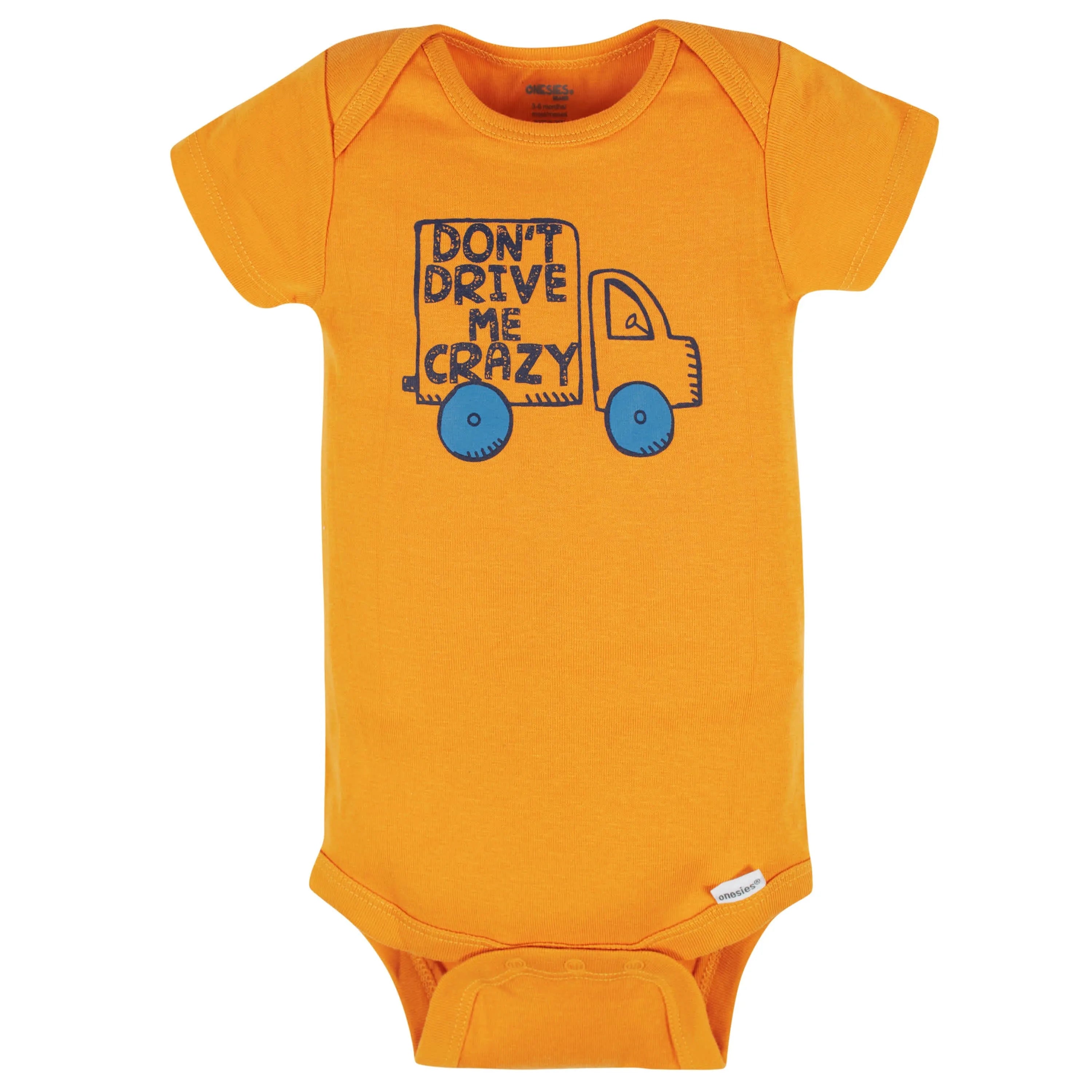 8-Pack Baby Boys Construction Zone Short Sleeve Onesies Bodysuits