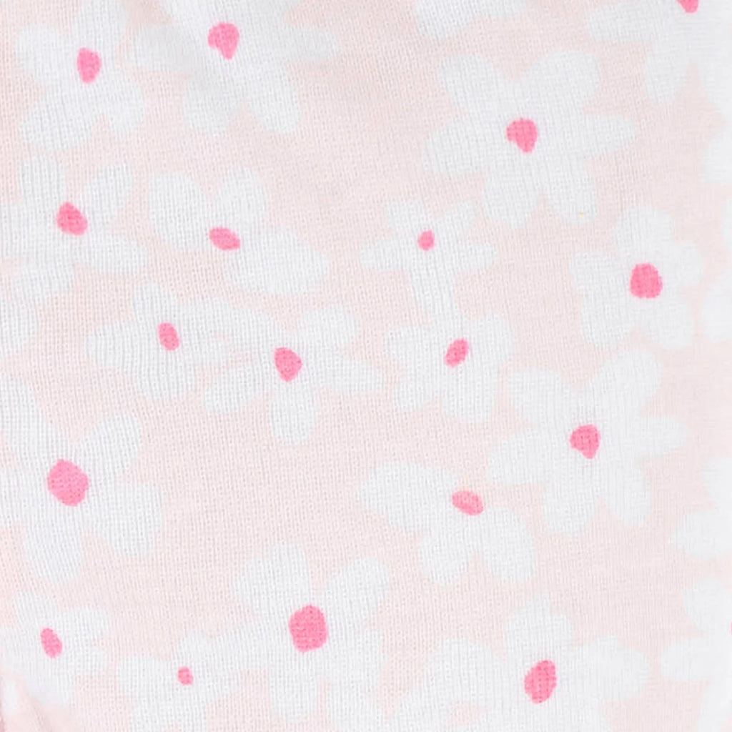 3-Piece Baby Girls Summer Blossom Short Sleeve Onesies Bodysuits & Pants Set