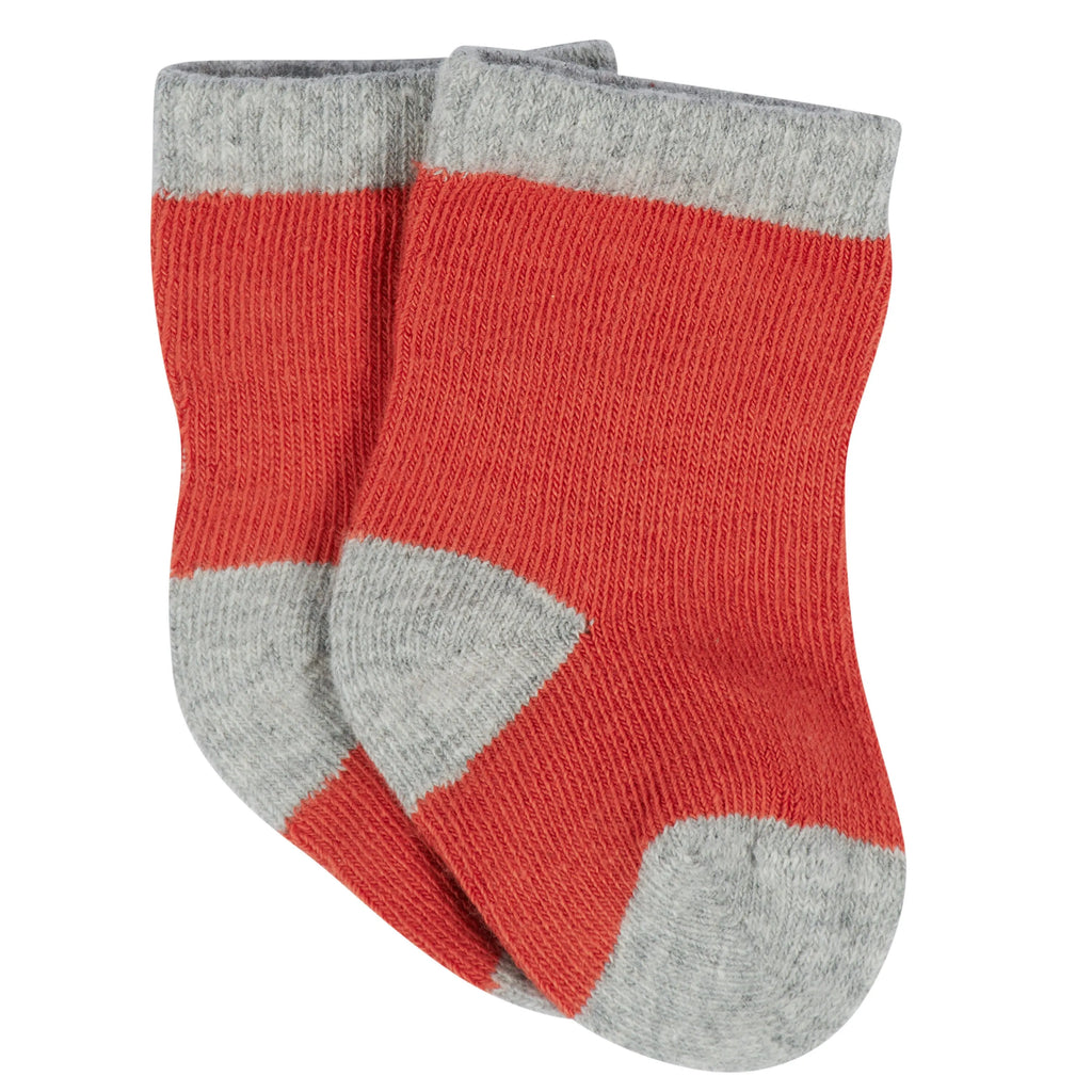 12-Pack Baby & Toddler Boys Unbearably Cute Jersey Crew Wiggle Proof Socks