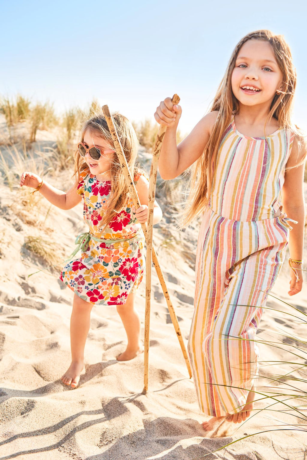 Carter's Kid Striped Crochet Linen Jumpsuit